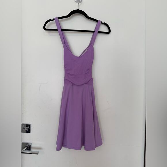 NWT NEW Free People Movement Good Karma Purple Workout Dress Size Medium - Picture 4 of 9